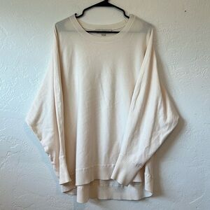 Loft cream sweater — size xxl